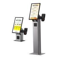 Interaktiver Touchscreen mit Kamera, RFID-NFC-Kartenleser und Drucker für Hotel-Selbstbedienungs-Check-in und Besucher-Kiosk