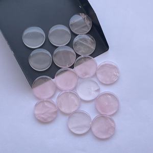 Jewel Creation - Gemas Sueltas de Cuarzo Rosa Natural de 12 mm, 16 mm y 20 mm, Forma de Moneda Lisa, para Joyería, Certificadas por IGI, Calidad AAA - Product Image 4