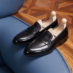 รองเท้าโลฟเฟอร์ทรงเหลี่ยมสำหรับผู้ชาย ดีไซน์ทันสมัย ใช้งานได้หลากหลาย ระบายอากาศได้ดี น้ำหนักเบา แบบผูกเชือก พื้นรองเท้ากันลื่น เหมาะสำหรับใส่ทำงานหรือลำลอง - Product Image 5