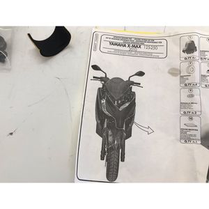 Staffe per Parabrezza X-Max 125-250 2010-2013, Kit di Montaggio per Moto - Product Image 4