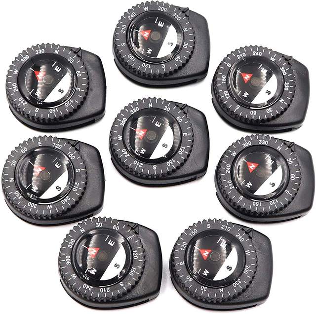Outdoor Small Compass Camping Off-road Compass Waterproof Portable Watch Compass