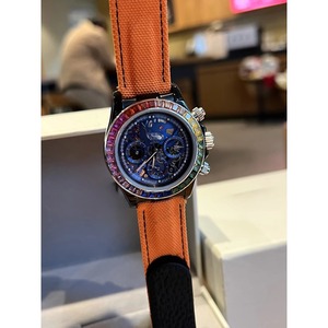 316 Stainless Steel Case Hollow Design Strong Luminous <b>Rubber</b> Strap Automatic Mechanical <b>Watch</b> - Product Image 1