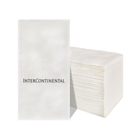Serviettes de table jetables Airlaid avec pochette porte-couteau et fourchette pour la décoration de table d'hôtel et de banquet
