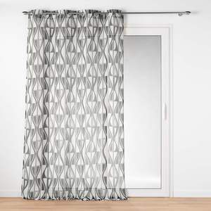 CORTINA IKARIS LINE - SAND EYELET 140X280 CM BLANCO/NEGRO DECORACIÓN - Product Image 1