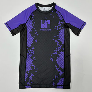 Ensemble de combat MMA professionnel 2 pièces : Rashguard à compression avec grip en silicone + Short de combat haute mobilité pour la compétition - Product Image 1