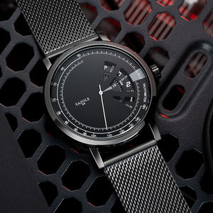 YAZOLE-<span class=keywords><strong>montre</strong></span> à Quartz de luxe pour hommes, accessoire de Sport, maille en métal, étanche, à poignet, personnalisé, <span class=keywords><strong>noir</strong></span>, offre spéciale, d518-s - Product Image 3