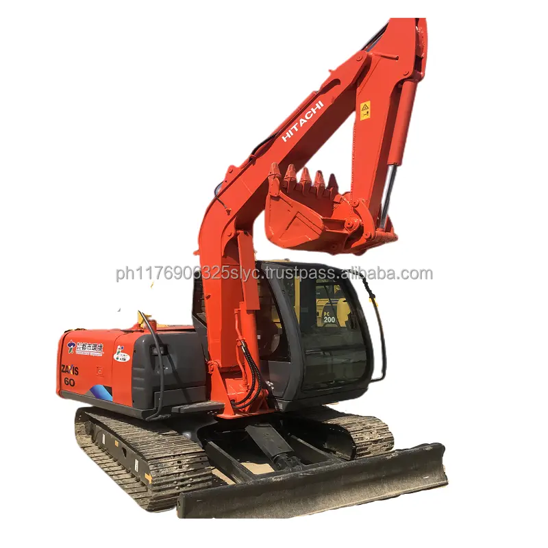 Sử dụng Nhật Bản Hitachi máy xúc 6ton sử dụng Crawler Digger zx60 zx70 ở mức giá thấp