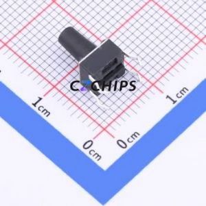 TSD001B09526A03 Tactile Switch Through hole Component (THT)-4P,6x6mm Switch Round Button 2.6N Through Hole 6mm - Product Image 2