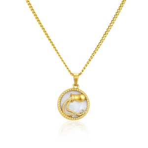 Collar con Colgante de <span class=keywords><strong>Aries</strong></span> en Acero Inoxidable, Resistente al Agua y al Deslustre, Regalo de Joyería - Product Image 6