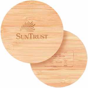 Chargeur sans fil en bambou écologique, fin et élégant, charge rapide 5W 10W 15W, logo personnalisé imprimé UV - Product Image 2