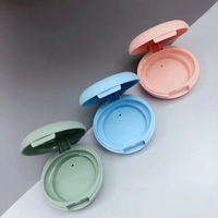 Emballage compact pour poudre de maquillage, nouvelle forme ronde et mignonne, étui compact pour le visage