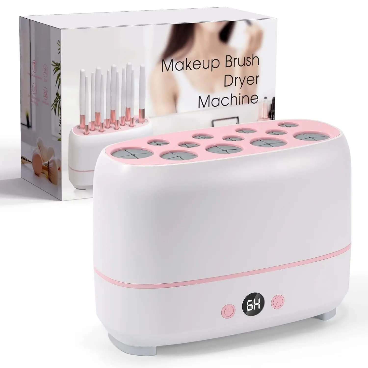 Electric Makeup Brush Cleaner And Dryer Automatic Cosmetic Make Up Brushes Set Cleaning Tool