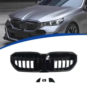 Parrilla Delantera para Auto con Luz LED Central, Accesorios de Estilo para Serie 5 G60 G61 G68 i5 M60 2023-2024 - Product Image 2