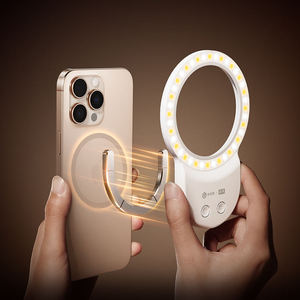 Nouvelle Arrivée : Anneau Lumineux Magnétique Portable pour Téléphone, Sans Scintillement, 3 Niveaux de Luminosité pour YouTube Live, Maquillage et Éclairage <span class=keywords><strong>TikTok</strong></span> - Product Image 5