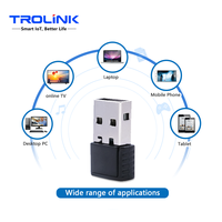 Mini adaptador inalámbrico WiFi USB Antena Wi Fi para computadora