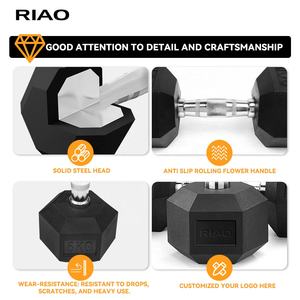 Vendita diretta del produttore <span class=keywords><strong>pesi</strong></span> liberi per palestra commerciale manubri in gomma manubri esagonali Sport - Product Image 4