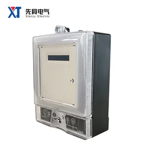 XJD-09 Flame Retardant Plastic Enclosure Single Phase Electricity Meter Housing Factory Electric Energy Meter Shell Customized