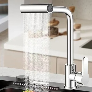 Moderno in acciaio inox a foro singolo <span class=keywords><strong>rubinetto</strong></span> da cucina spazzolato oro lavello miscelatore <span class=keywords><strong>rubinetto</strong></span> doccia pioggia valvola in ceramica <span class=keywords><strong>per</strong></span> uso domestico Hotel - Product Image 6