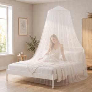 <span class=keywords><strong>Moustiquaire</strong></span> de lit transparente en forme de cerceau pour lit King Size, rideau en maille suspendu, <span class=keywords><strong>moustiquaire</strong></span> pour la maison, le camping des enfants, portable toutes saisons - Product Image 1