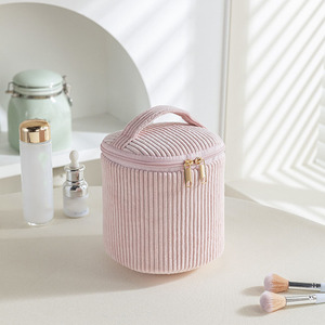 Set Portatile in Velluto di Corduroy per Rossetti, Grande Capacità, Vendibile Separatamente, Logo Personalizzabile, Borsa per Cosmetici - Product Image 4