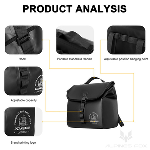 Sacoche de selle de moto imperméable, sac de rangement pour siège arrière de moto, sac de voyage pour moto, sac latéral universel pour moto, sac de vélo - Product Image 4