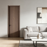 Portes intérieures en bois massif WPC au design moderne, insonorisées, résistantes à l'eau, ouverture latérale, taille personnalisée pour chambre à coucher résidentielle