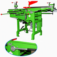 Machine à bois combinée MQ443A 3 en 1 : Scie, Dégauchisseuse et Raboteuse avec élévateur à double vis et table coulissante en option