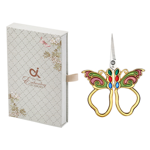 Nuevo diseño colorido pequeño bordado tijeras Vintage tijeras mariposa tijera Color - Product Image 4