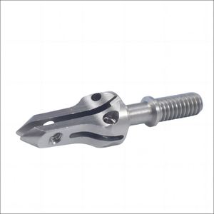บริการแมชชีนนิ่งแบบ OEM สำหรับชิ้นส่วนปลายเกลียวเรียวที่มีความแม่นยำสูง ทำจากเหล็กกล้าไร้สนิม 304 ด้วยกระบวนการกลึง CNC ตัดลวด EDM และเจาะ  ตามแบบที่กำหนด - Product Image 2