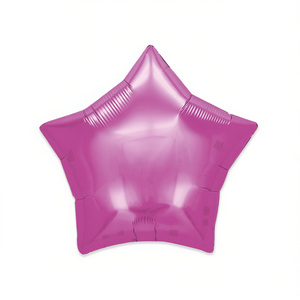 Globo de Aluminio con Forma de Estrella Fucsia para Fiestas, 44099, Decoración para Fiestas, Día de la Madre, Graduación, Año Nuevo Chino, Eventos - Product Image 1