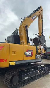 Excavadoras Usadas en Venta, Excavadoras SANY Usadas con Certificación CE y Cucharón, Excavadora Usada SY155C de Segunda Mano para Construcción - Product Image 3