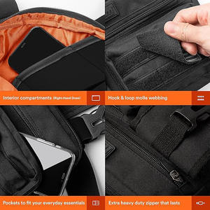 Muestra gratis Bolso de pecho táctico Retro Para Mujer con correa para el hombro en las axilas Bolso de hombro de moda al aire libre multifuncional de PU Pure - Product Image 5