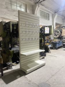 Fábrica personalizada color tamaño metal resistente <span class=keywords><strong>minimarket</strong></span> azul <span class=keywords><strong>estantes</strong></span> de pared <span class=keywords><strong>para</strong></span> cosméticos exhibición góndola - Product Image 6