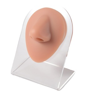 Modelo de silicona para <span class=keywords><strong>perforaciones</strong></span> de oreja, modelo simulado multicolor para exhibición de joyería de <span class=keywords><strong>perforaciones</strong></span> de nariz, lengua y ombligo. - Product Image 3