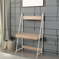 Bureau moderne pour la maison convertible et extensible pour les petits espaces Meubles en fer et panneaux en MDF élégants pour le salon ou la chambre à coucher