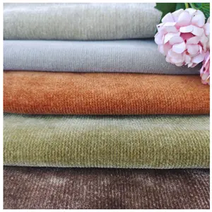New Design 100% Polyester Home Deco Home Textile Upholstery Wholesale Boucle Chenille Fabric For Sofa Curtain Bedding Furniture