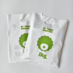 Biodegradable High Quality <b>Plastic</b> Grocery <b>Bags</b> Print Logo Perforated Shopping <b>Bag</b> <b>Clothes</b> Store Carrier <b>Bags</b> <b>for</b> Small Business - Product Image 2