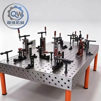 Table de soudage modulaire 3D robuste, plateforme de soudage flexible à surface nitrurée, poste de travail stable pour la soudure de métaux automobiles