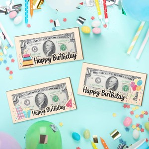 Portefeuille en bois pour cadeau d'anniversaire, porte-enveloppes pour argent, décoration de fête pour célébration d'anniversaire - Product Image 4