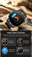 Montre connectée Hot IW07, batterie 1000 mAh, lampe torche LED, appel Bluetooth, suivi du rythme cardiaque et de l'oxygène sanguin (SpO2), suivi du sommeil, logo OEM Android iOS