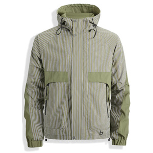 Chaqueta Cortavientos Transpirable con Capucha Estilo Americano, Chaqueta Deportiva Casual para Jóvenes, para Hombre, Combinable con Todo - Product Image 1