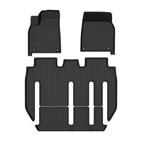 Tapis de sol de voiture en Tpe 3D de type plateau de luxe tout temps d'approvisionnement d'usine pour Tesla Model X 2022-2023 5 places/6 places/7 sièges tapis de pied