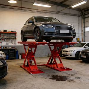 Lève-voiture à ciseaux portable 3000 kg |   Plateforme élévatrice hydraulique mobile pour <span class=keywords><strong>garage</strong></span> domestique avec certificat CE - Product Image 3