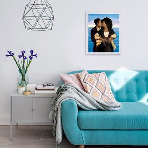 <span class=keywords><strong>Amour</strong></span> Thème Couple Toile Peinture Kit Pré-Dessiné Toile pour Adultes et Enfants pour <span class=keywords><strong>D</strong></span>écoration Intérieure et Peinture et Sip Parties - Product Image 2