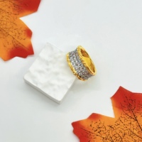Bague en argent sterling S925 incrustée de zircon plaqué or, motif vague ondulée, tendance, pour fiançailles, mariage et anniversaire, cadeau de fête