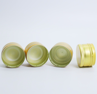 Capuchon antivol en aluminium de 18 mm et 28 mm pour bouteilles de sirop en verre, capuchon à vis métallique argenté, capuchon de bouteille pour produits de santé
