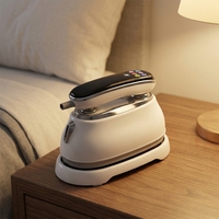 Nouveau Fer à Vapeur Électrique Intelligent à Écran Tactile, Mini Défroisseur Portable Professionnel 1300W pour Vêtements, 5 Modes de Repassage Domestique
