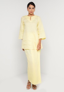 Vestido Moderno para Mujer Musulmana, Holgado, de Manga Larga, Tela Ligera, para Uso Diario, Baju Kurung <span class=keywords><strong>Malayo</strong></span> - Product Image 2