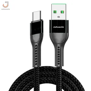 JUHUAXIN JU-UX36 C-IPH кабель PD 27W & C-C кабель 45W & USB-V8/C/IPH зарядное устройство 3.1A нейлоновый плетеный кабель для телефона зарядное устройство