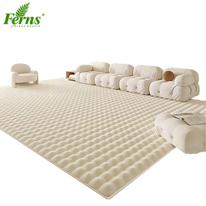 Trang trí nội thất mềm Faux Thỏ lông Thảm 3D bong bóng sàn thảm phòng khách lớn xù xì khu vực thảm - Product Image 3